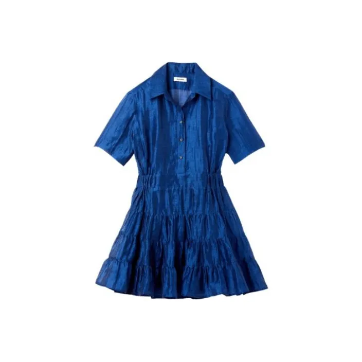 Sandro Short-Sleeved Dresses Women's Dark Blue-0