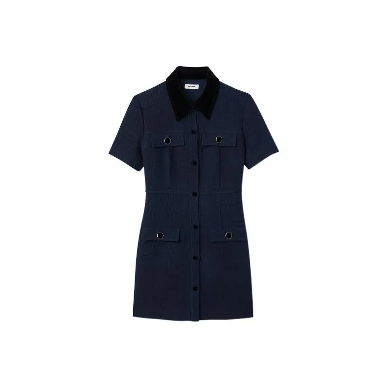 Sandro Short Sleeved Dress Women's-0