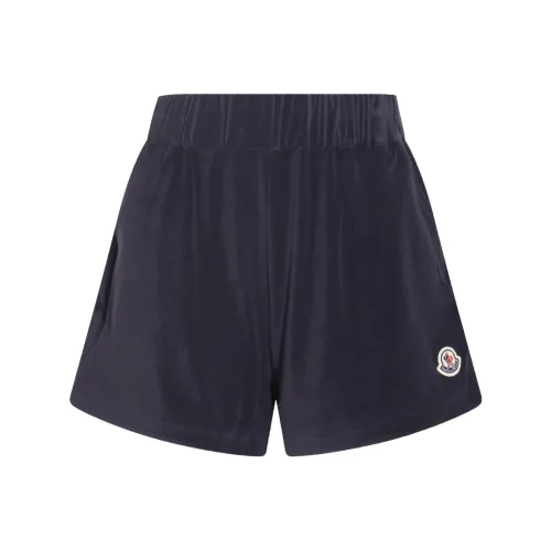 Moncler Logo patch Velour Shorts