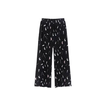EICHITOO Casual Pants Women's Black Pattern