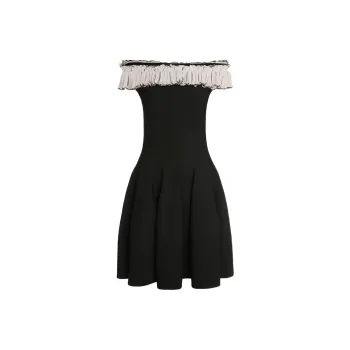 Alexander McQueen Sleeveless Dress Women's Black