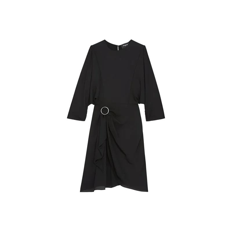 THE KOOPLES Long-Sleeved Dresses Women's Black-0