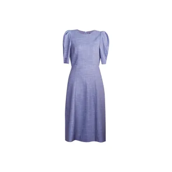 ROEYSHOUSE Short Sleeved Dresses Women's Heather Gray Blue