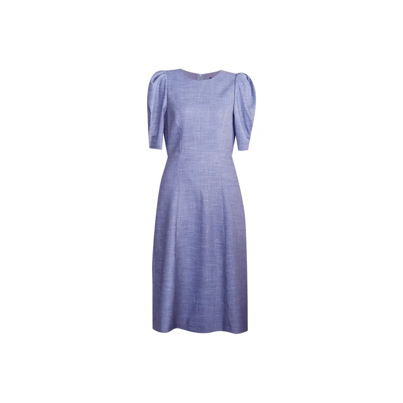 ROEYSHOUSE Short Sleeved Dresses Women's Heather Gray Blue-0