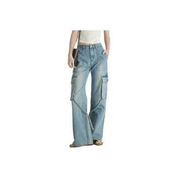NHZN Jeans Unisex Retro Shallow