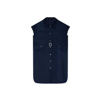 DKNY Short Sleeved Dress Women's Navy Blue