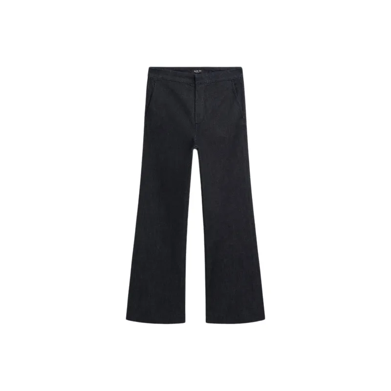 Massimo Dutti Jeans Women's Pitch Black Gray-0