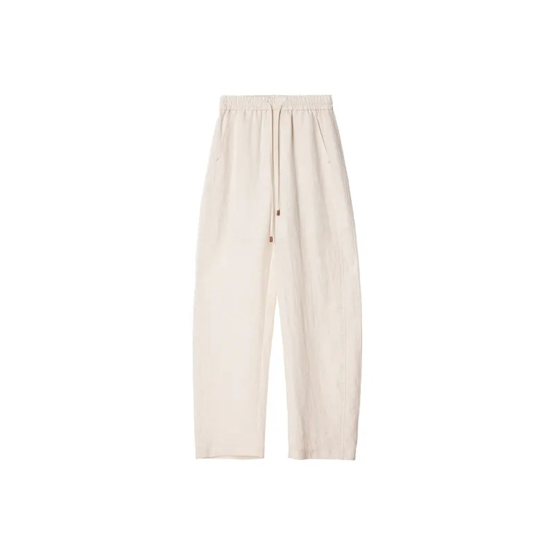 Bethine Casual Pants Women's Ecru-0