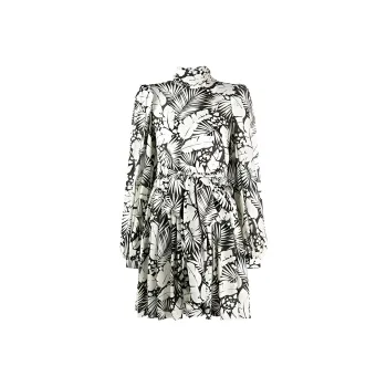 SAINT LAURENT Floral Printed Mini Dress