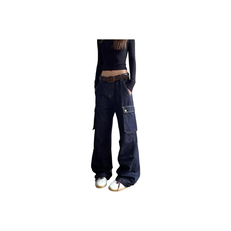 Concubine Zhu Jeans Unisex Dark Blue-0