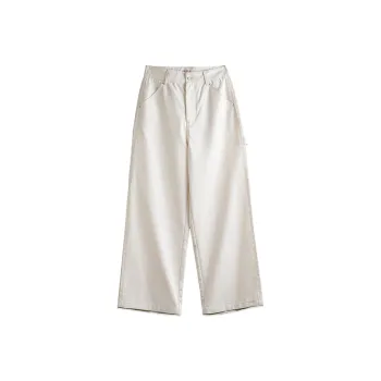 MADEN Casual Pants Women's White Base Color