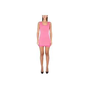 MOSCHINO Sleeveless Dresses Women's Pink