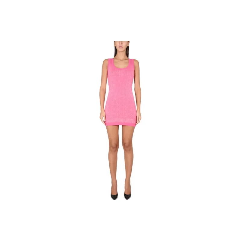 MOSCHINO Sleeveless Dresses Women's Pink-0