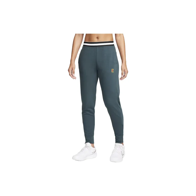 Nike Court Dri-FIT Heritage Knitted Sports Pants Women's Dark Cyan-0