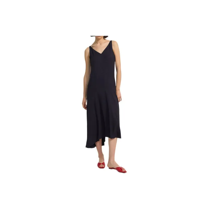 THEORY Sleeveless Dresses Women's Navy Blue-0