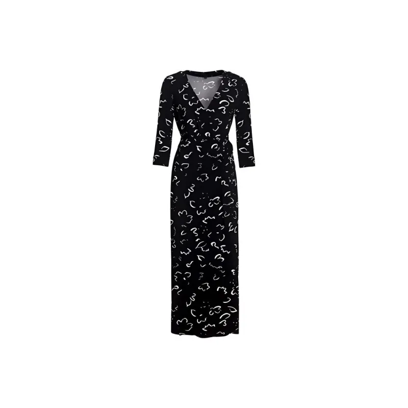 BESIONIA SS22 Short Sleeved Dresses Women's Black-0