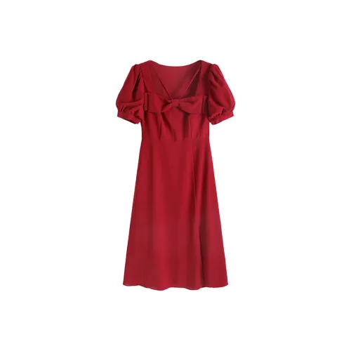 DOSOHEB Short-Sleeved Dresses Women's