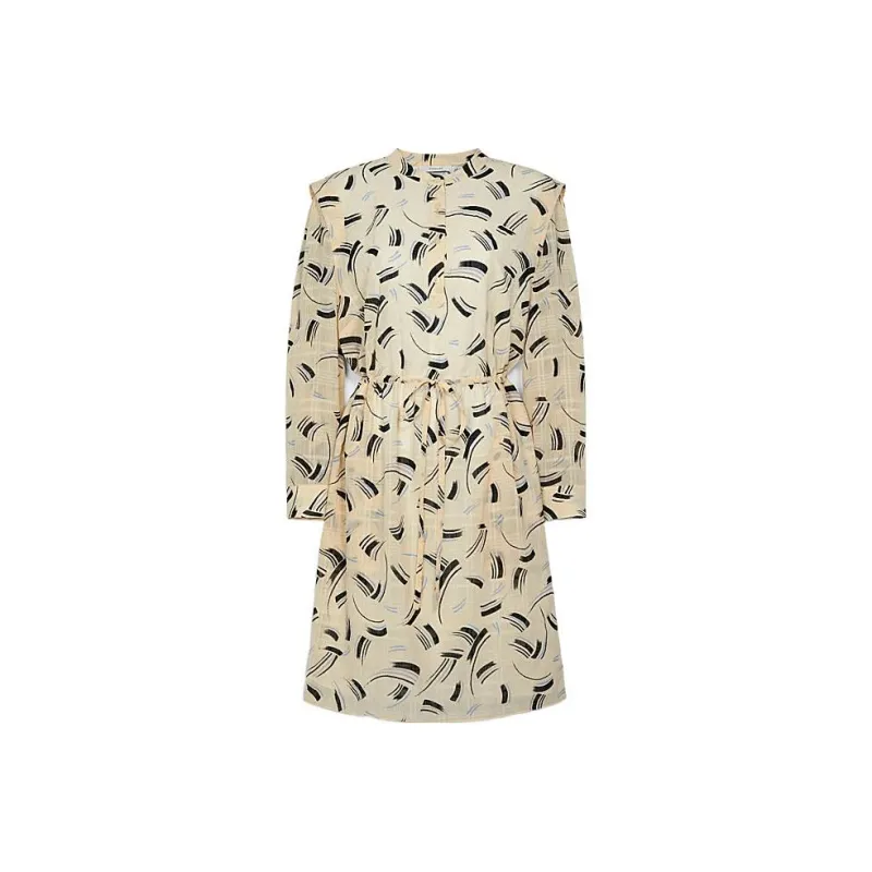 COACH Long Sleeved Dresses Women's Yellow-0