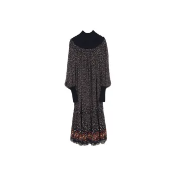Chloé Long-Sleeved Dresses Women's Black