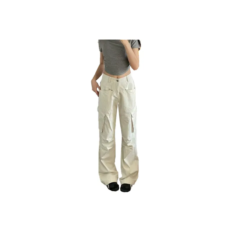 BENGEN Jeans Unisex Ecru Pants-0