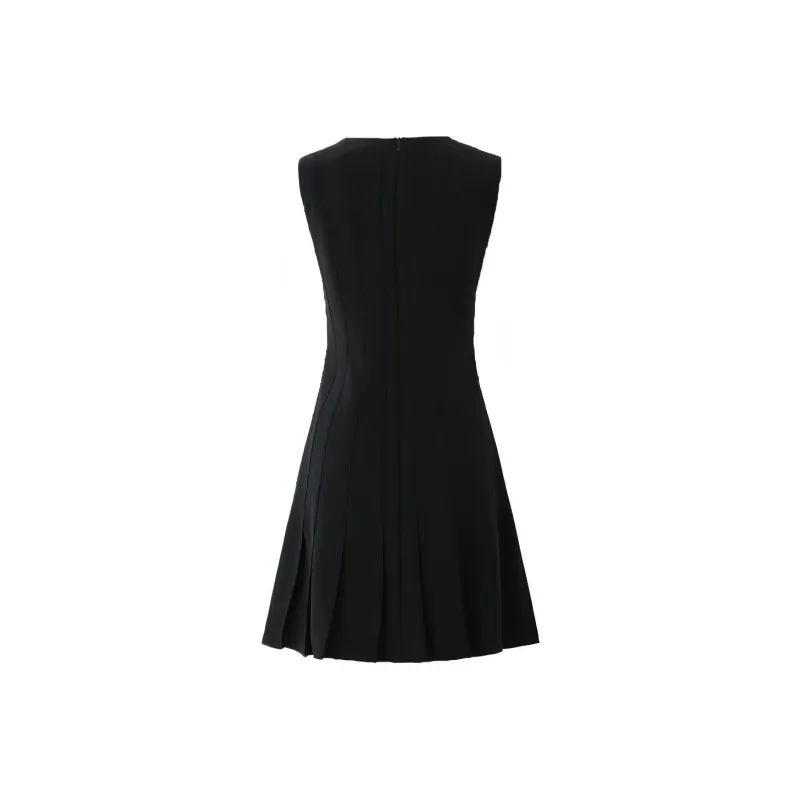 SOON FLOWER Sleeveless Dress Women's Black-0
