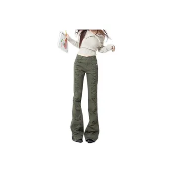 HELEH Jeans Women's Olive Green
