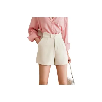 Olrain Casual Shorts Women's Apricot