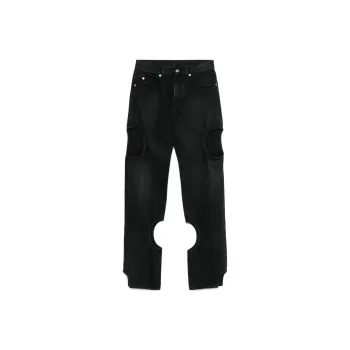 OFF WHITE Meteor Cut Out Detailed Jeans