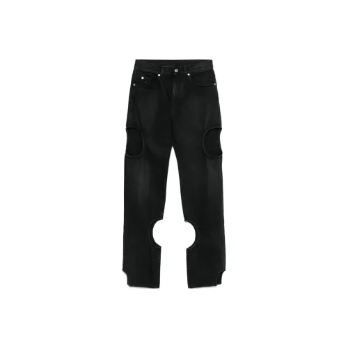 OFF WHITE Meteor Cut Out Detailed Jeans