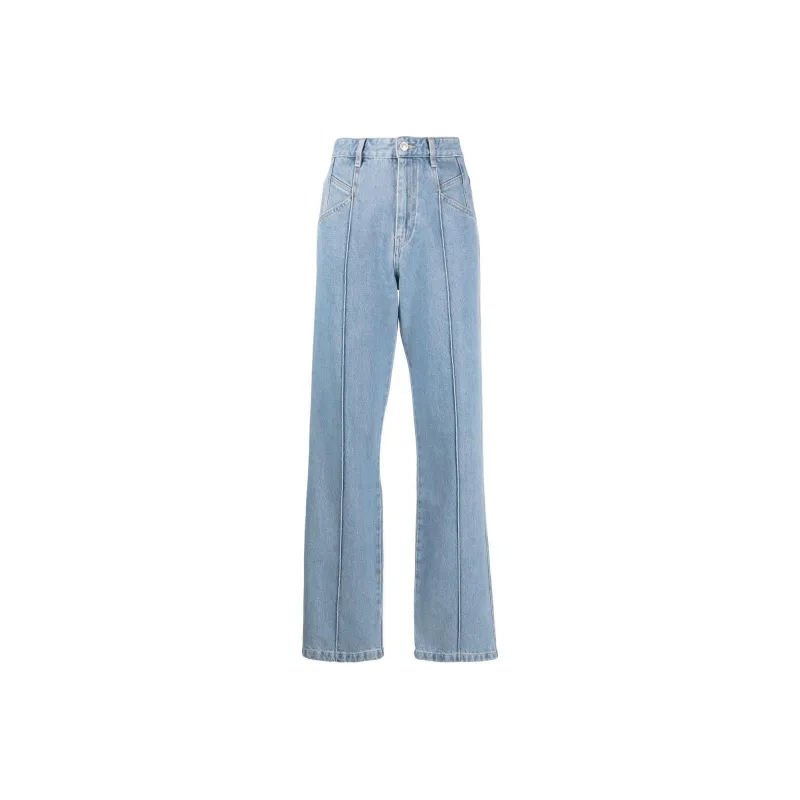 ISABEL MARANT Logo Patch Nadege Jeans-0