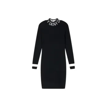 DKNY Long-Sleeved Dresses Women's Black