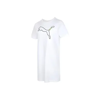 PUMA Short Sleeved Dresses Women's White