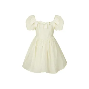 TAMMY TANGS Short Sleeved Dress Women's Apricot