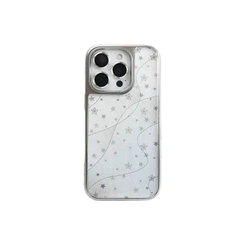 Wei Xin Acrylic Material Laser Line Stars Phone Cases Compatible With IPhone 16/15 Pro Max/Apple 13/14 Pro/Max