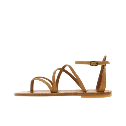K Jacques St Tropez Epicure One Strap Sandals Women's Brown