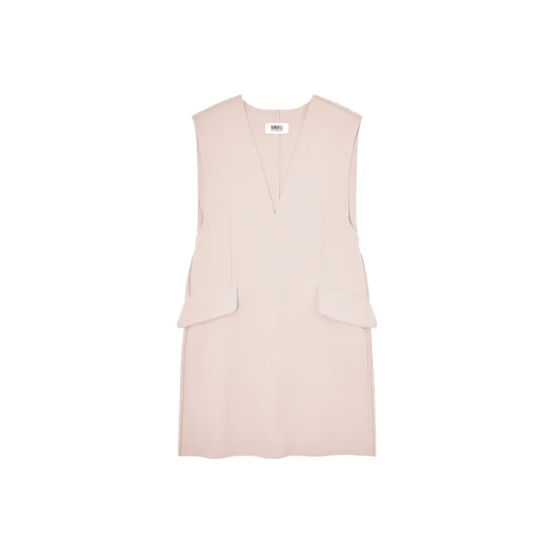 MM6 Maison Margiela Sleeveless Dresses Women's Pink-0