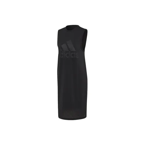 Adidas Sleeveless Dress Women's Black