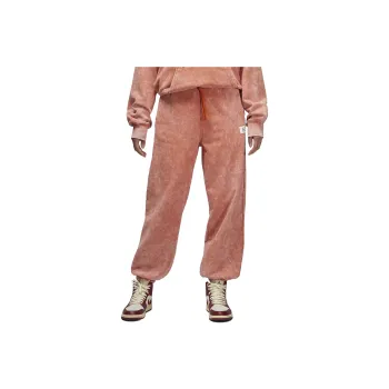 JORDAN Flight Knitted Sweatpants Women's Orange Red