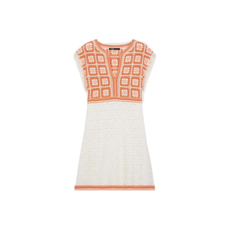 Maje Sleeveless Dresses Women's Orange-0