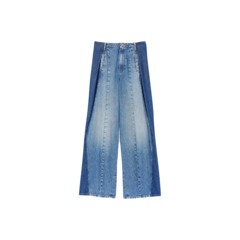 Sandro Contrasting panels Jeans-0