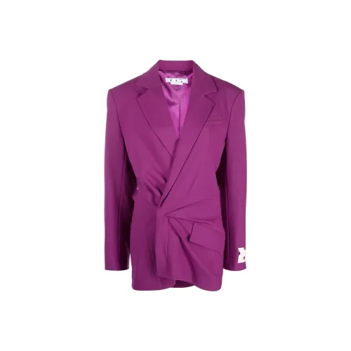 OFF-WHITE Twist Detailed Blazer Dress
