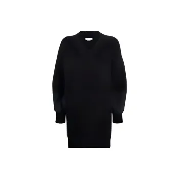 Alexander McQueen Long Sleeved Dresses Women's Black