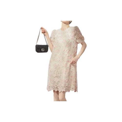 DESIGNER UNCLE Short Sleeved Dresses Women's Pink