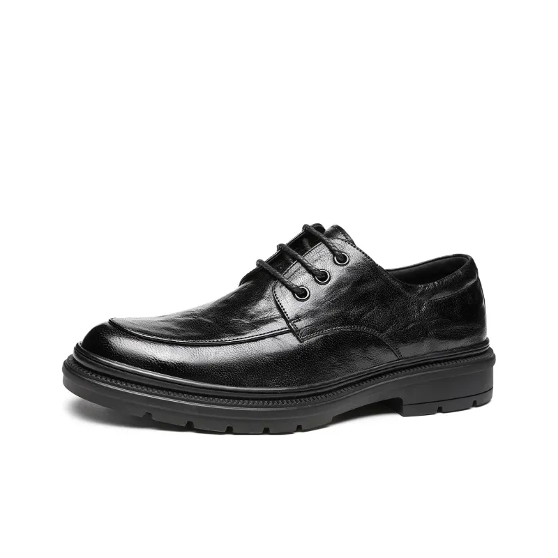 HAPPY DINO Men's Casual Shoes Men Low Top Black-1