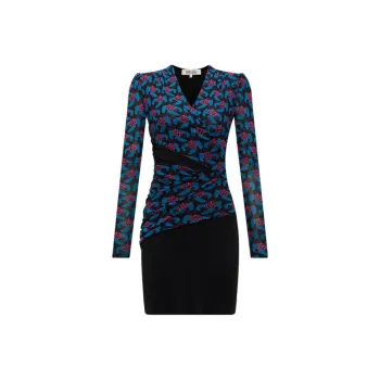 DVF Diane Von Furstenberg FW23 Long-Sleeved Dresses Women's Multicolor