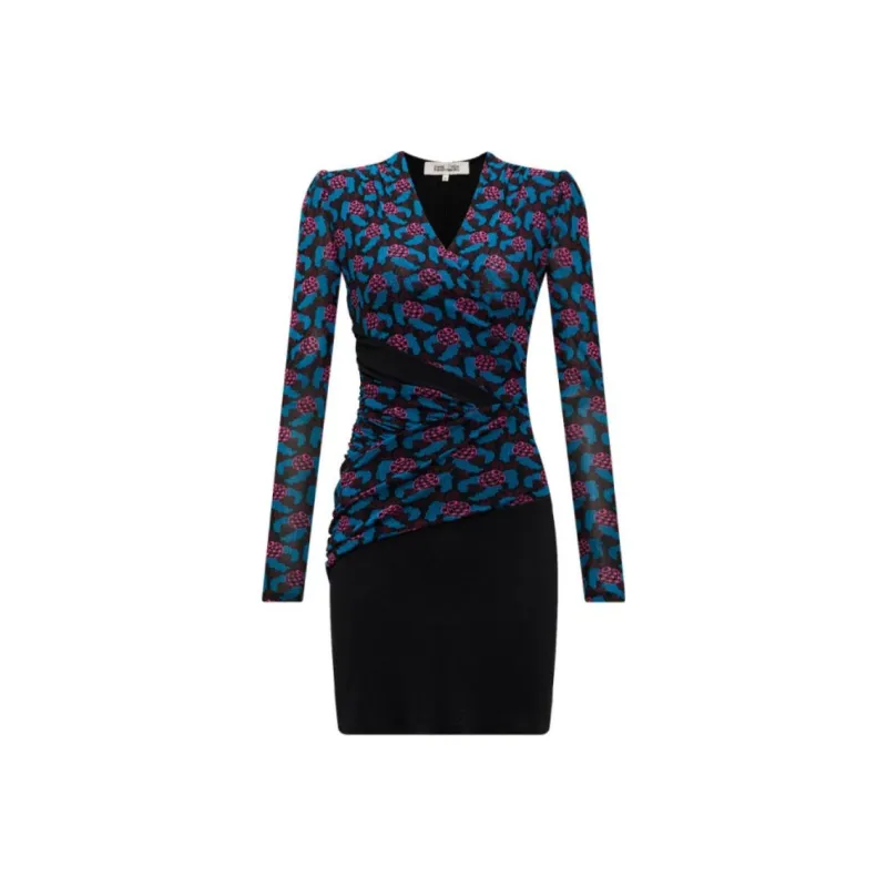 DVF Diane Von Furstenberg FW23 Long-Sleeved Dresses Women's Multicolor-0