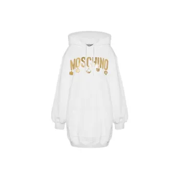 MOSCHINO Long Sleeved Dresses Women's White