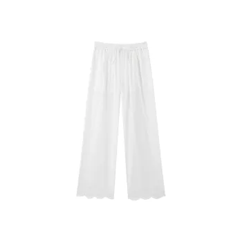 LEDIN Casual Pants Women's White