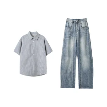 ROSECREED Shirt Matching Set Unisex