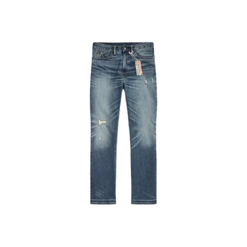 DOUBLE RL Jeans Slim Fit Women's Washable Blue